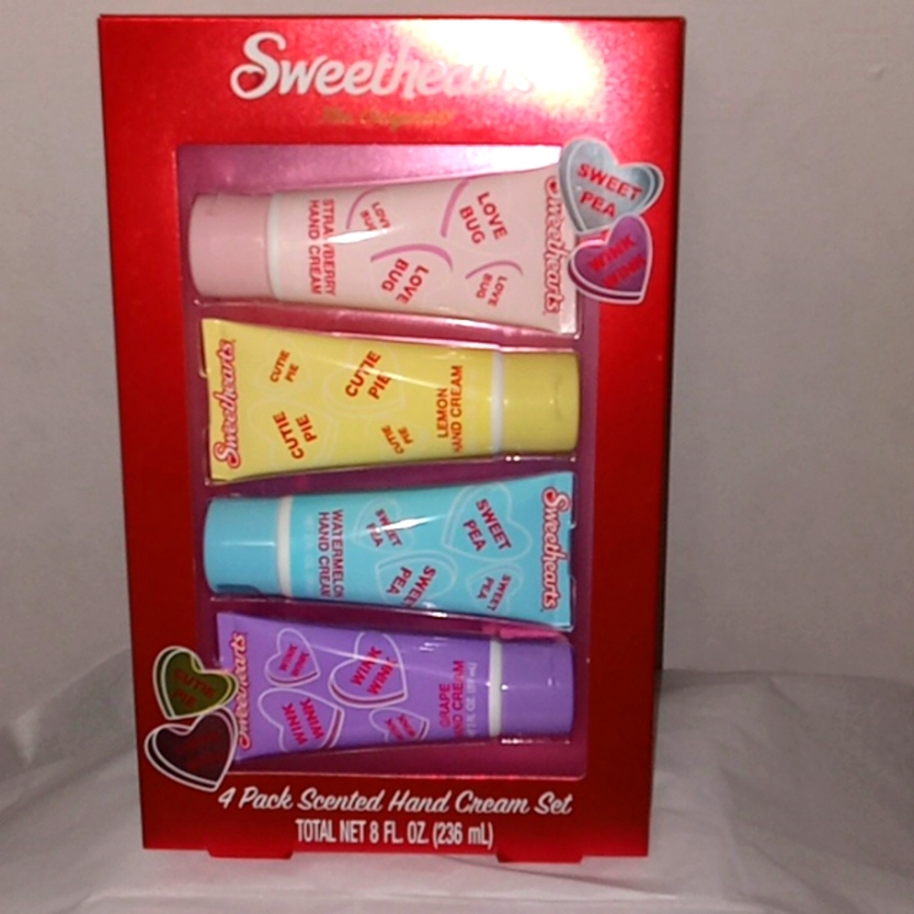 Valentines Day Sweethearts hand cream set 🩷💛🩵💜